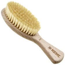 BA29 Cradle Cap Baby Hair Brush with Soft Natural Bristles and Travel Pouch - Ba
