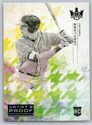 2022 Panini Diamond Kings #176 Josh Lowe Artist's Proof Blue