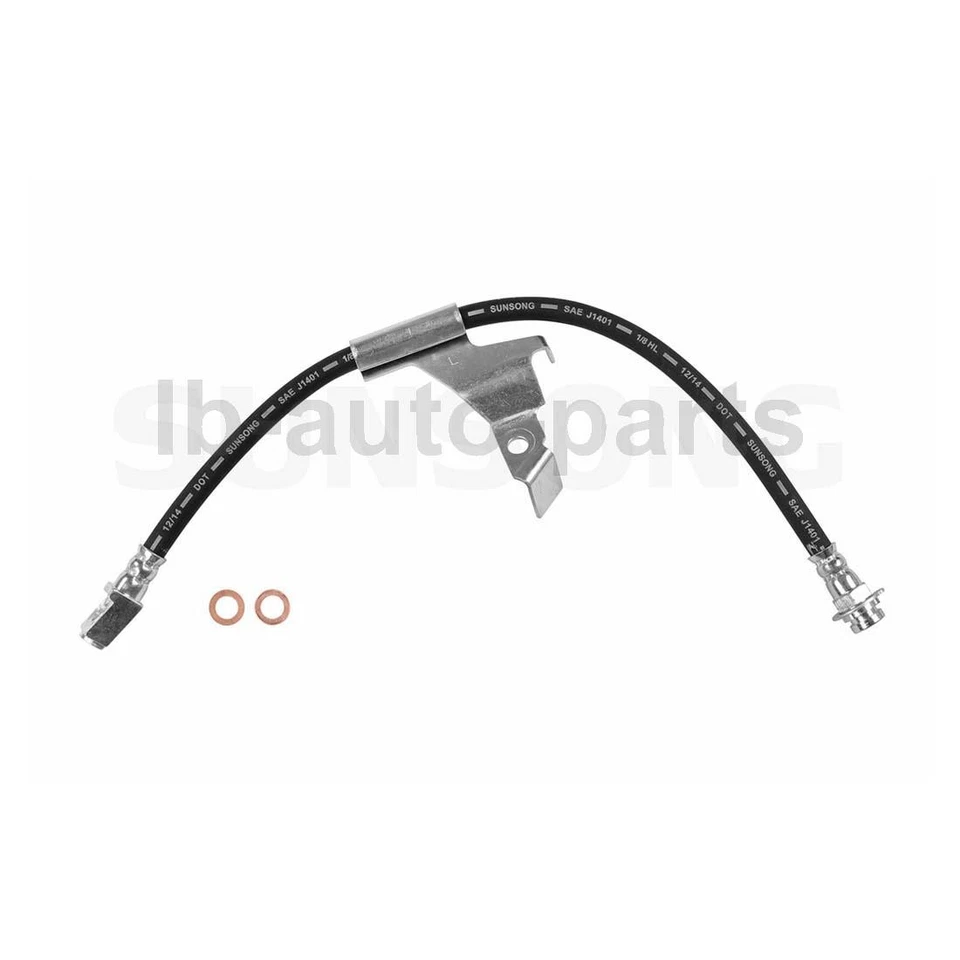 4X Manguera de línea de freno delantero trasero Sunsong para Buick Electra 1985 1986 1987 1988 Foto 4 de 4