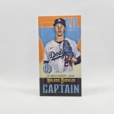 2021 Topps Gypsy Queen #CM-WB Walker Buehler Captains Minis Dodgers Free S&H