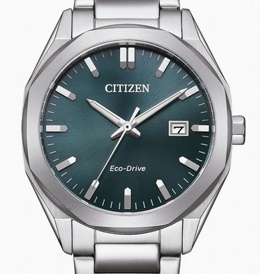 Citizen Sports ECO-DRIVE Solaruhr Herrenuhr Oktogonal 38 mm 10 BAR WR BM7620-83X