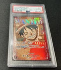 PSA 10 Monkey D Luffy ST01-012 OP03 Wanted Alt Art One Piece Card Japanese