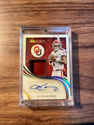 KYLER MURRAY 2020 PANINI IMMACULATE AUTOGRAPH AUTO HELMET CARD #23/49 Vikings