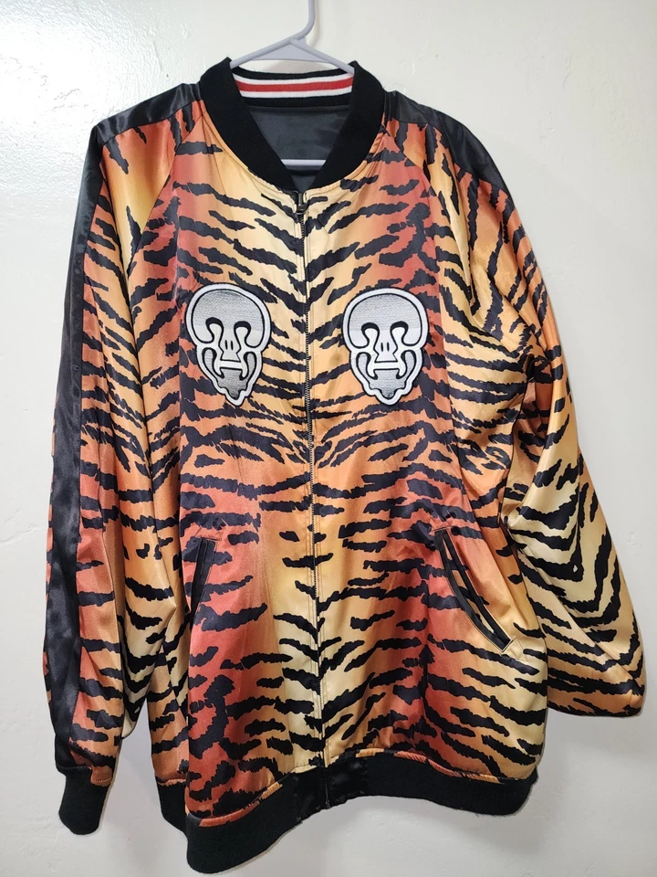 Sukajan Jacket Maeda Japan Tiger Reversible Pattern XXL - Image 3 of 4
