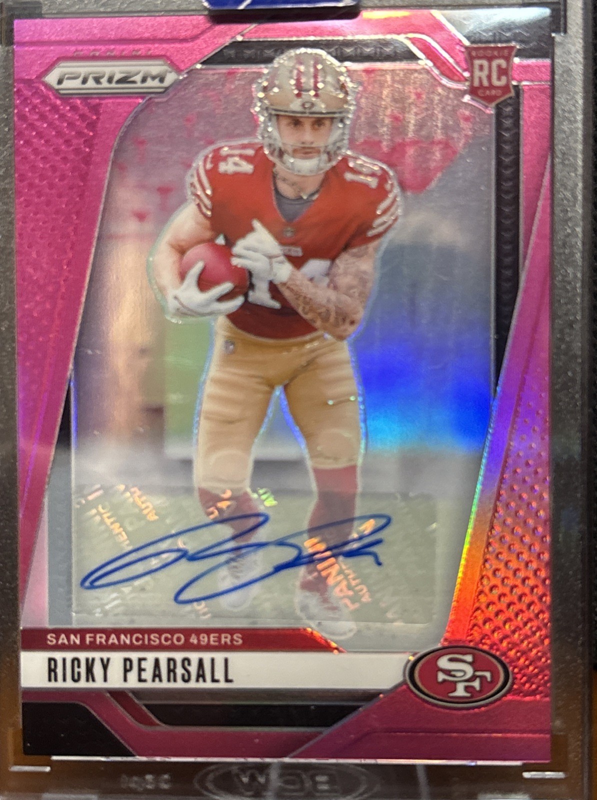 2024 Panini Prizm - Rookies Ricky Pearsall #383 Pink Prizm Autographs (AU, RC)