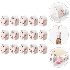 15Pcs Party Gift Box Paper Candy Boxes Handheld House Shaped