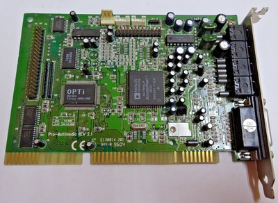 OPTI PRO-MULTIMEDIA E136014 201 Pro-Multimedia REV 2.1 ISA SOUNDKARTE # GK11894