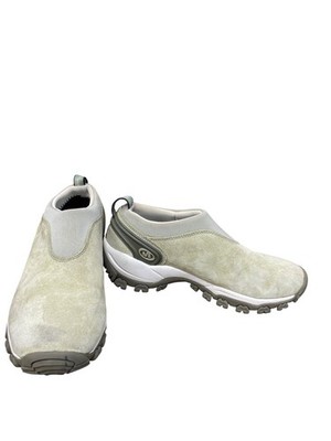 Merrell wms tan sattelite Moc willow leather suede clogs shoes sz 7 SKU 9902