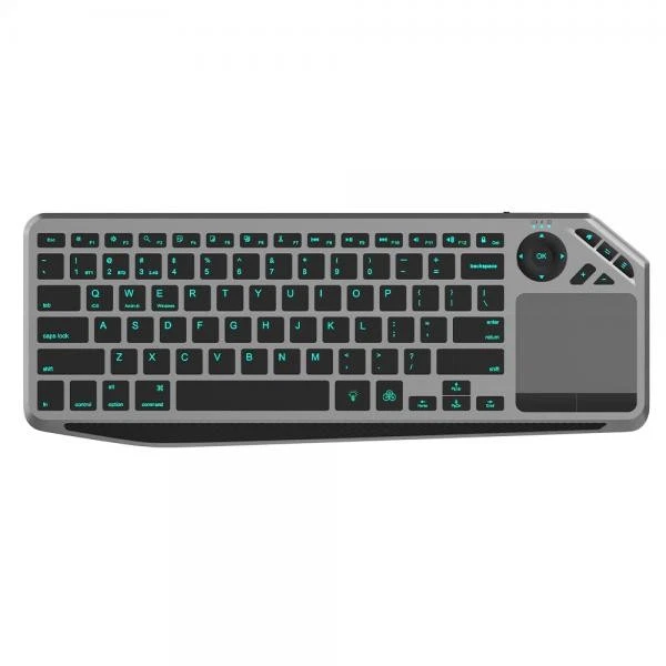 Rii Mini i6 Bluetooth - Tastiera retroilluminata con touchpad e telecomando TV e