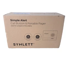 SYNLETT 2 Call Button & Portable Caregiver Pager Alert System Eldery Monitoring