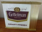 Vintage Gettelman Beer Electric Tin Sign Miller Brewing Milwaukee