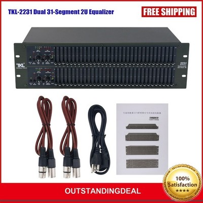 TKL-2231 Dual 31-Segment High Performance Equalizer for Speakers Stereo Tuning *
