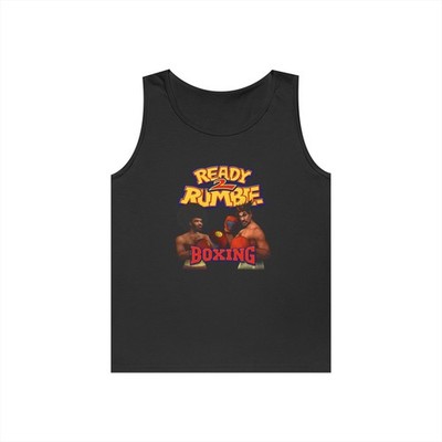 Ready 2 Rumble Boxing Dreamcast PS1 Cover Art Unisex Heavy Cotton Tank Top