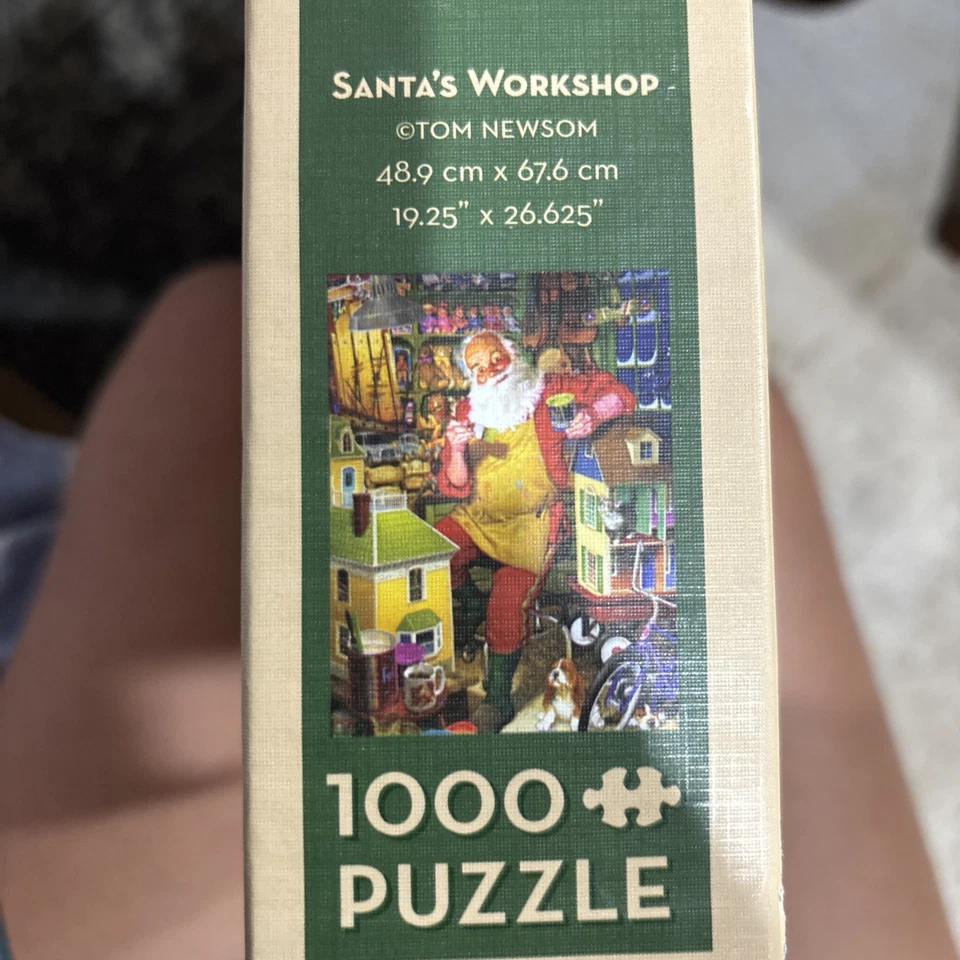 Cobble Hill 1000-Piece Santa’s Workshop Puzzle 19.25”x26.625 - Image 3 of 3