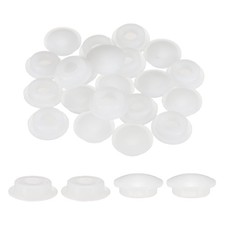 30pcs Hole Plugs Fit for 16mm 5/8 Inch Hole, Round Snap Plug for Home,White