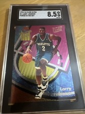 1993-1994 Fleer Ultra #1 Larry Johnson Power In the Key SGC 8.5
