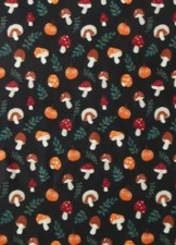 Mushrooms Soft Fleece Throw Blanket 50  x 60  - Mainstays - New
