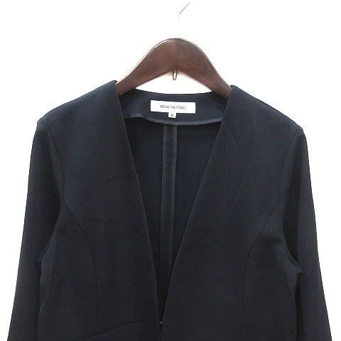 NATURAL BEAUTY BASIC Collarless Jacket Long Sleev… - image 2