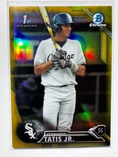 Fernando Tatis Jr 2016 Bowman Chrome Prospects #BCP17 Gold Refractor /50 