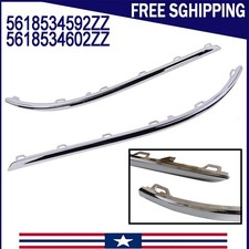 2pcs Rear Bumper Leftright Chrome Molding Trim Fit For 2016-2019 Vw Passat Usa