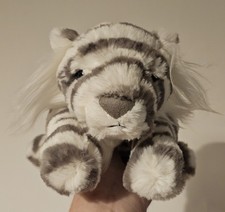 Jellycat Little Sacha Snow Tiger. BNWT Have Proof Of Purchase.