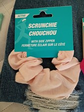 Active Scrunchie With Side Zipper Set Of 2.