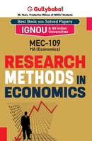 Gullybaba. Com Panel | MEC-09/MEC-109 Research Methods In Economics | Buch
