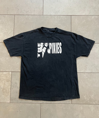 Vintage 2000s Y2K The Pixies Concert Band Faded Distressed Tour Tee Shirt L RARE