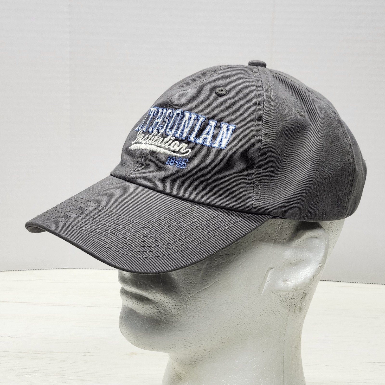 Smithsonian Institution Hat Cap Gray Embroidered … - image 4