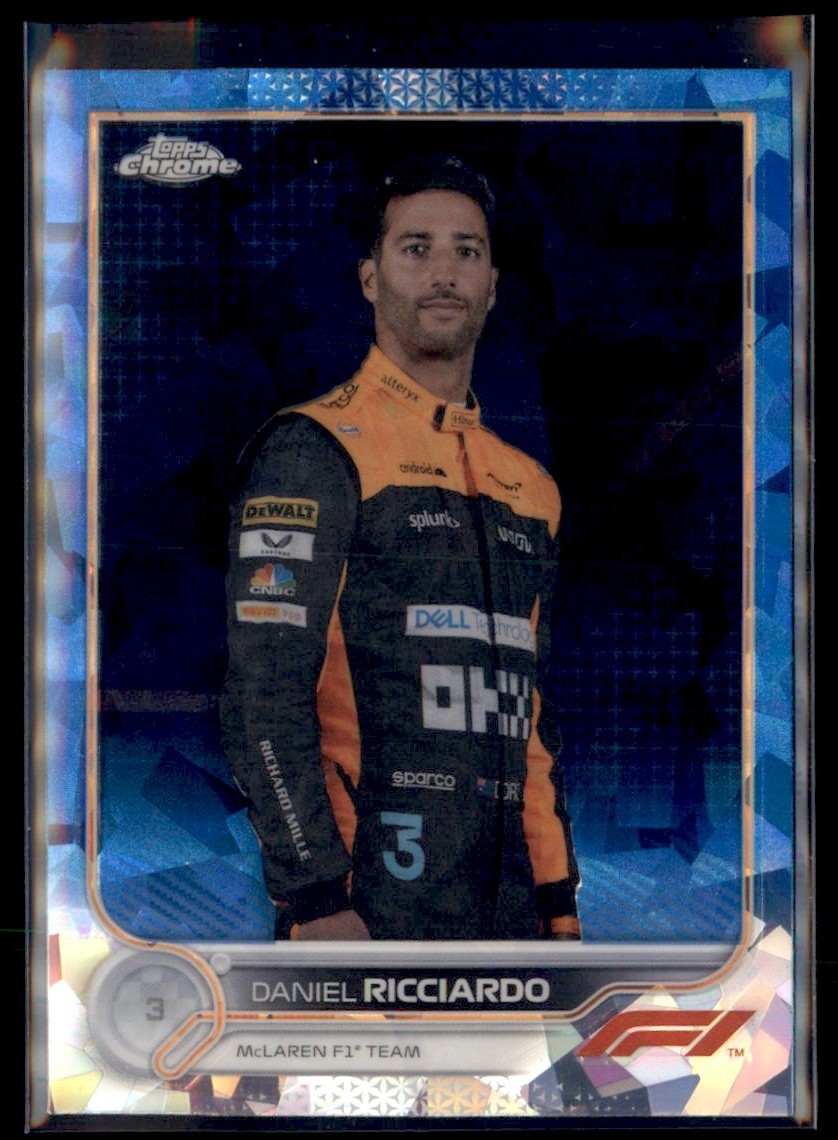2022 Topps Chrome Formula 1 Sapphire Daniel Ricciardo McLaren #37