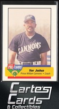 Von Joshua 1994 Fleer ProCards #1937 Prince William Cannons Coach