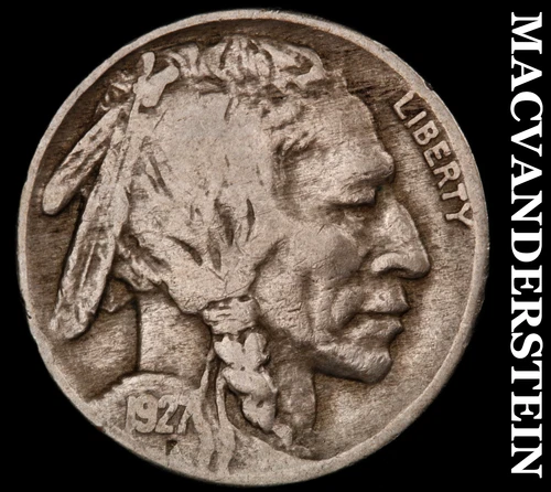 1927 Buffalo Nickel- Scarce Better Date No Reserve #J2629