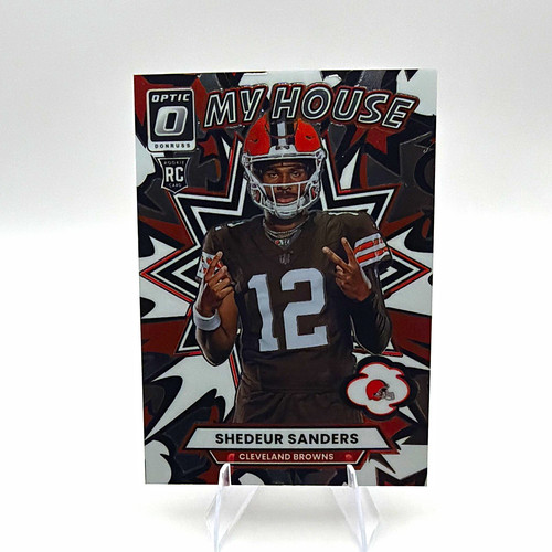 Panini Donruss Optic 2025 Shedeur Sanders Browns My House! #5 Rookie Base