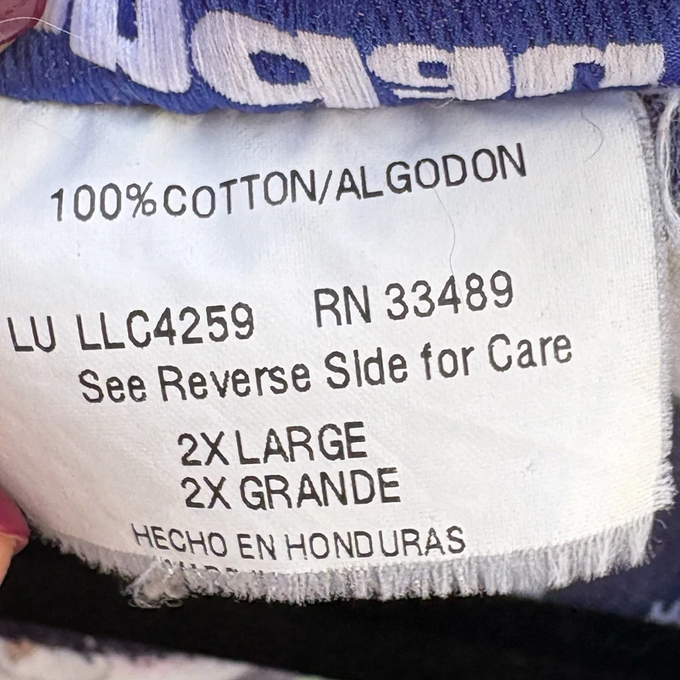 Lindo Top Médico Landau Para Mujer 2X Muñeco de Nieve Cuello en V Invierno Foto 4 de 4