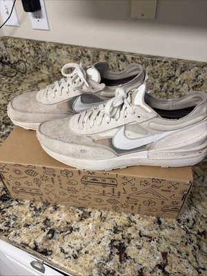 Size 10.5 - Nike Waffle One By You Triple White