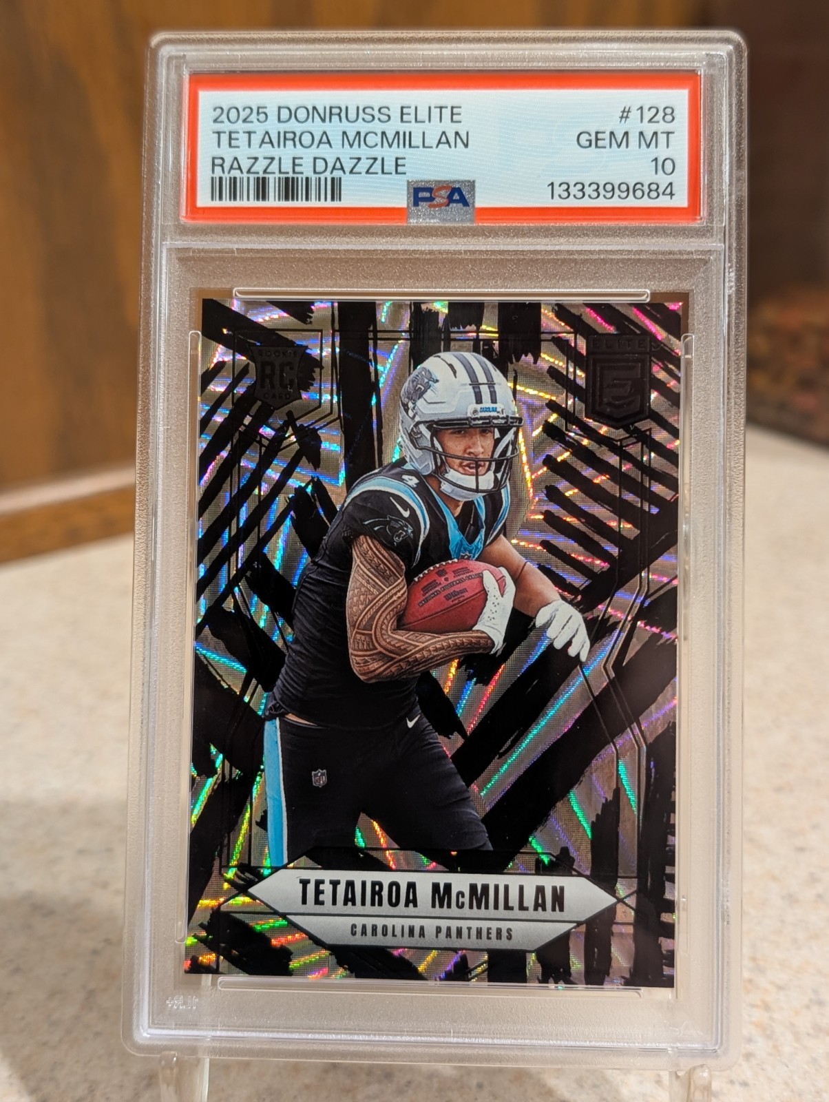 Tetairoa McMillan Panini Donruss Elite #128 Razzle Dazzle