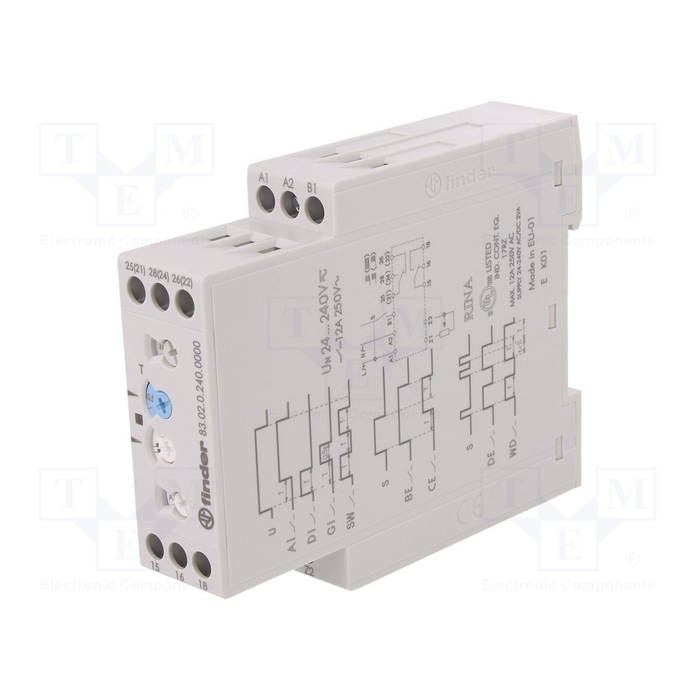 Finder 83.02.0.240.0000 TDR Timer: 0.05s Min 2 Change-Overs Multi-... - Image 3