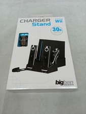 Socle de charge USB Console et 2 Batteries rechargeable Noir Neuf Nintendo WII