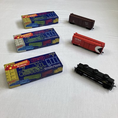 Roundhouse HO Gauage Bausatz gebaut Konvolut 3 Waggons für Zugsets - Rollmaterial