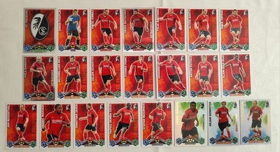 Match Attax Bundesliga 10/11 SC Freiburg Team Set Full Karten 2010/2011
