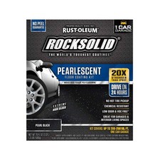 RockSolid Pearlescent 1 Car Garage Floor Coating Kit Covers up to 200-250Sq. Ft.