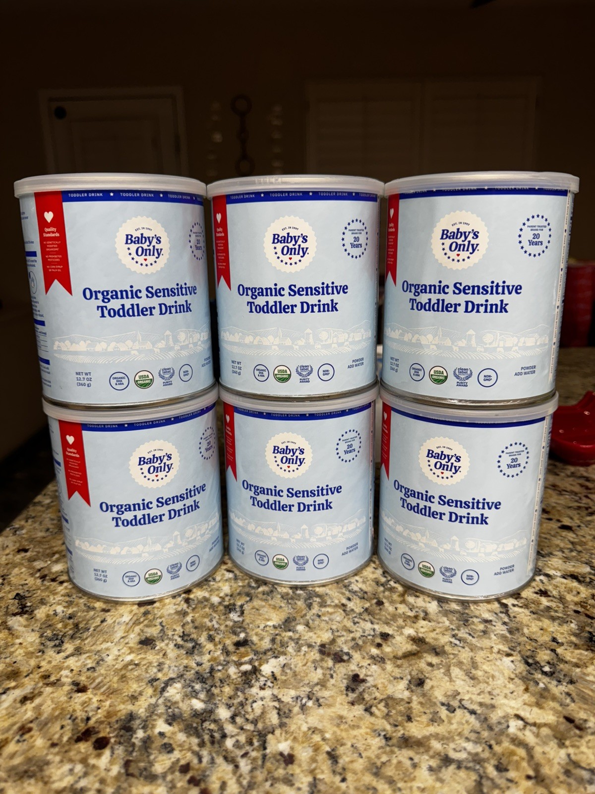 Baby's Only Organic Sensitive Toddler Drink 12.7 oz  (Pack of 6) 