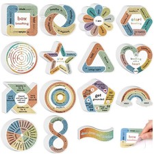 150 Pcs Calm Sensory Stickers for Anxiety Anti-Stress Textured Fidget Stickers