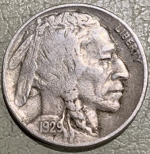 1929d Buffalo nickel, nice original FINE Condition Coin