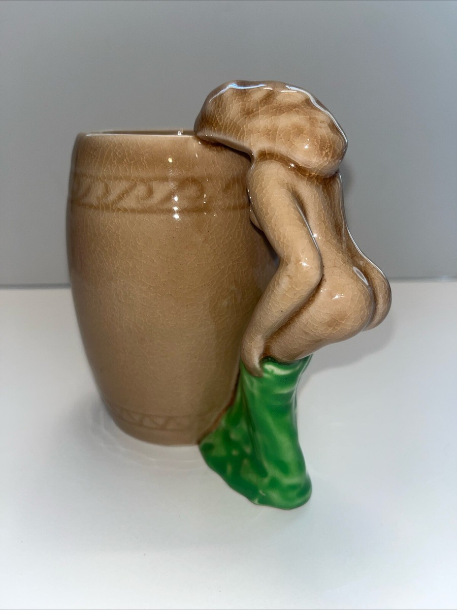 Vintage 1950's Japanese Nude Stripper Ceramic Beer Mug | eBay