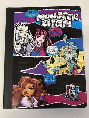 Monster High Composition Notebook 100 Wide Ruled Sheets ~ Monster Chatter