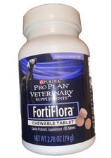 FortiFlora Purina Probiotics Veterinary Chewable Probiotic Dogs Supplements 45ct