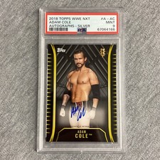 2018 Topps WWE NXT Adam Cole Autographs Silver /25 PSA 9 MINT
