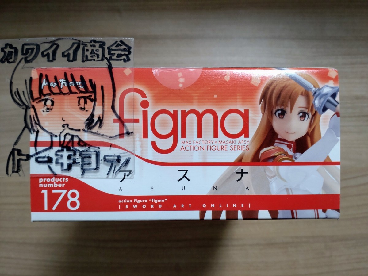 Max Factory - 【中古】未開封)figma-178 アスナ[69][240069175796] Sword Art Online Asuna Action Figure Figma 178 Max Factory