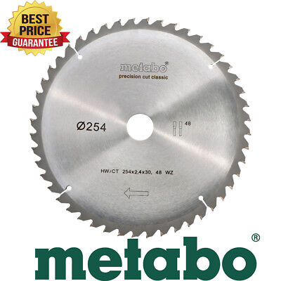 48 WZ 5 ° NEG Metabo Circular Saw Blade HW/CT 254x30 suitable for KGS 254 M 